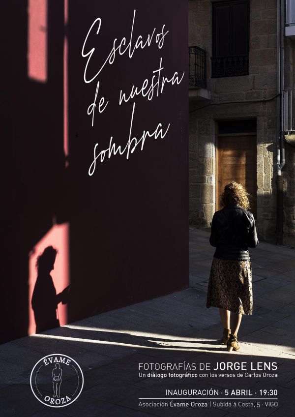CON `ESCLAVOS DE NUESTRA SOMBRA´ RECORREMOS JUNTO A JORGE LENS LAS CALLES DE VIGO COMO UN POETA PASEANTE